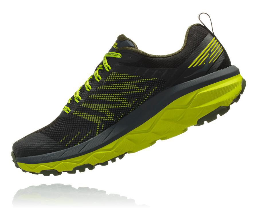 Hoka One One Trail Schoenen Heren - Challenger Atr 5 - Zwart/Groen - VL2970436